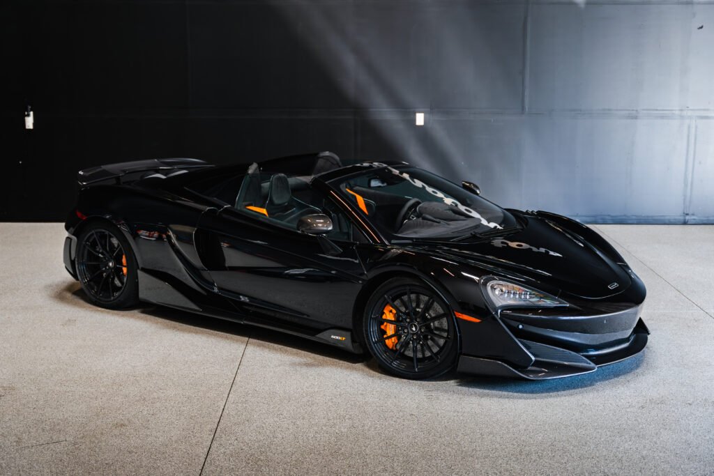 McLaren 600LT Spider exotic car rental in Seattle
