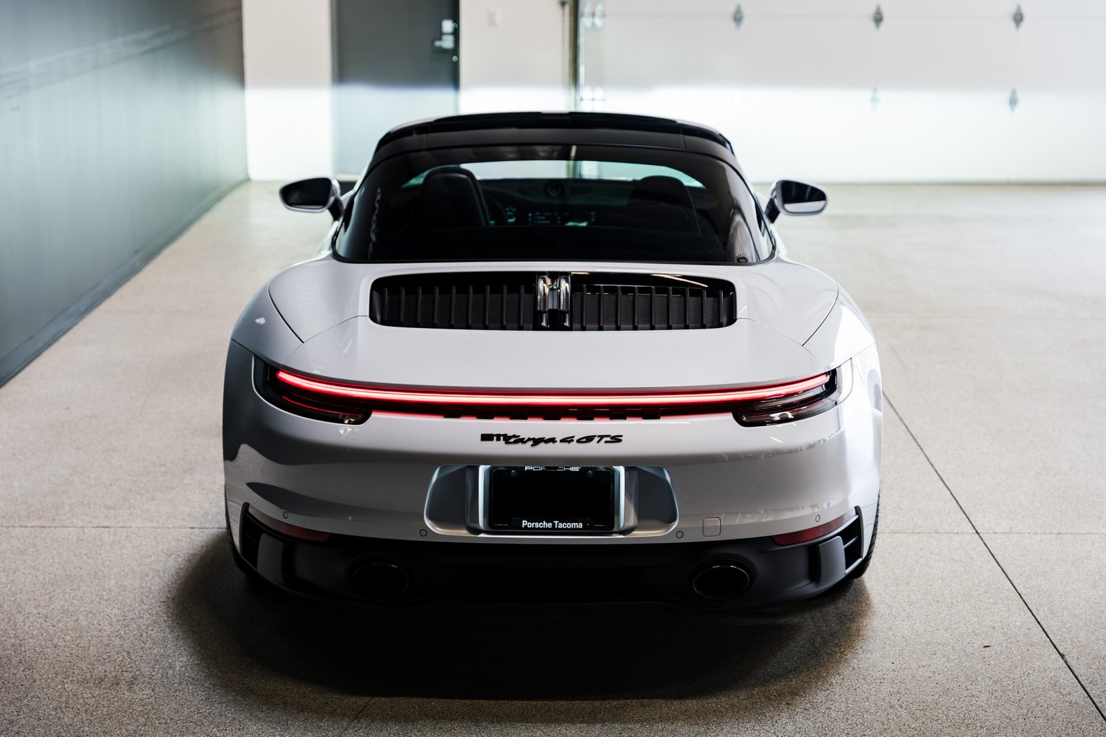 Porsche Targa 4 GTS open top wedding getaway car Seattle