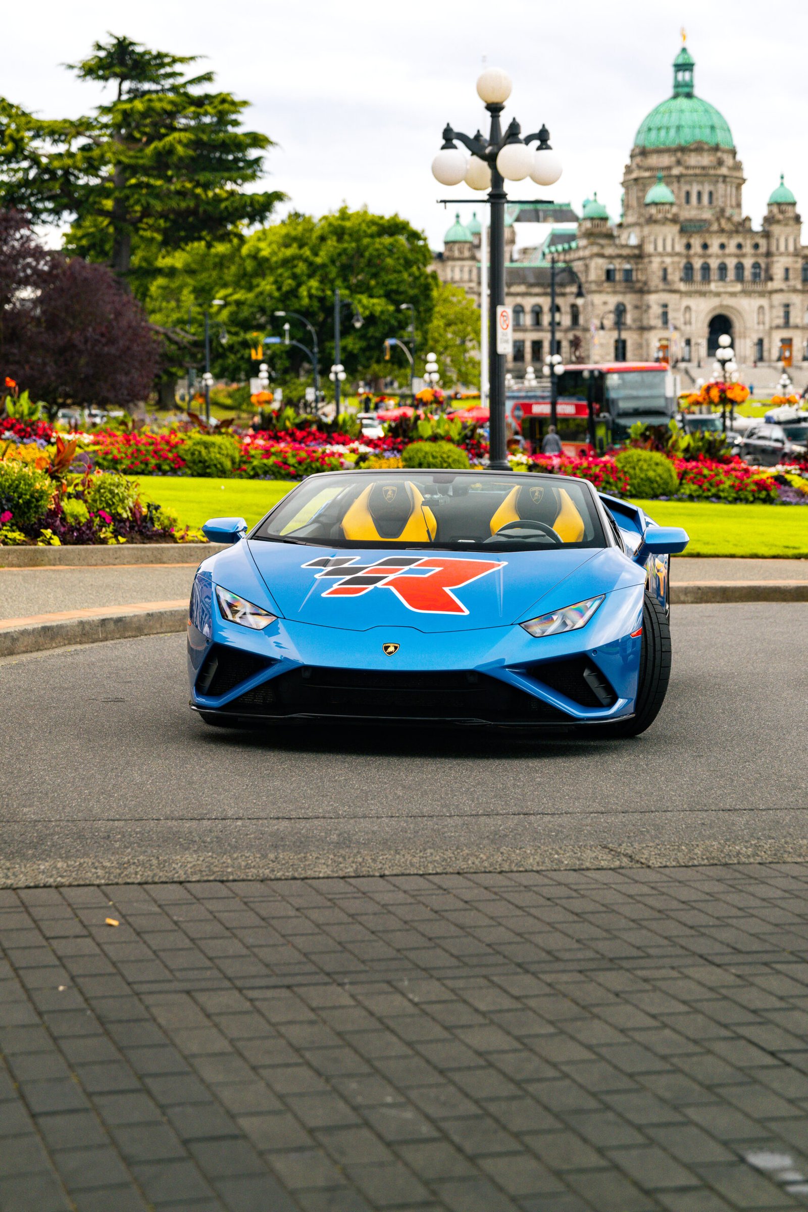 Lamborghini Huracan EVO Spyder exotic car rental delivered across Tacoma and the South Sound