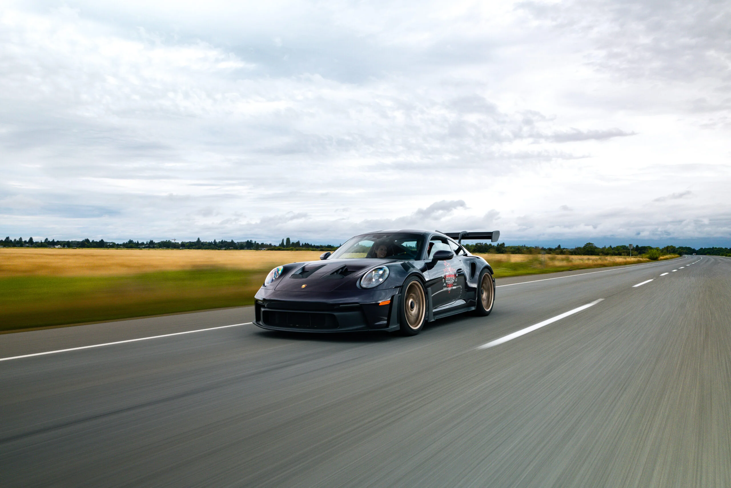 Porsche 911 GT3 RS rental in Seattle, the flagship of the Sport Driving Motors Porsche fleet